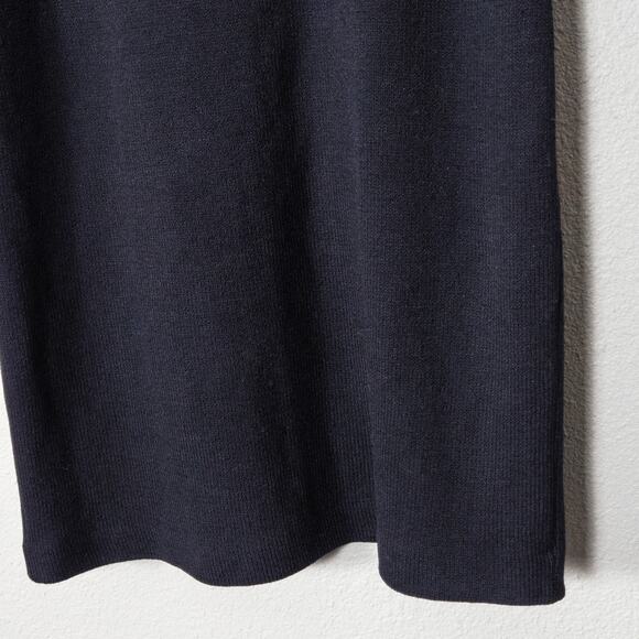 St. John Evening Dress Women’s Dark Romantic Knit Sheer Beaded Sleeve Size 2 - Picture 5 of 9